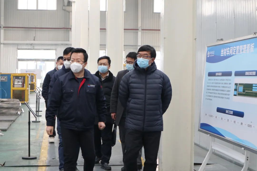 黨委書記、院長張平祥院士到賽特公司慰問干部職工